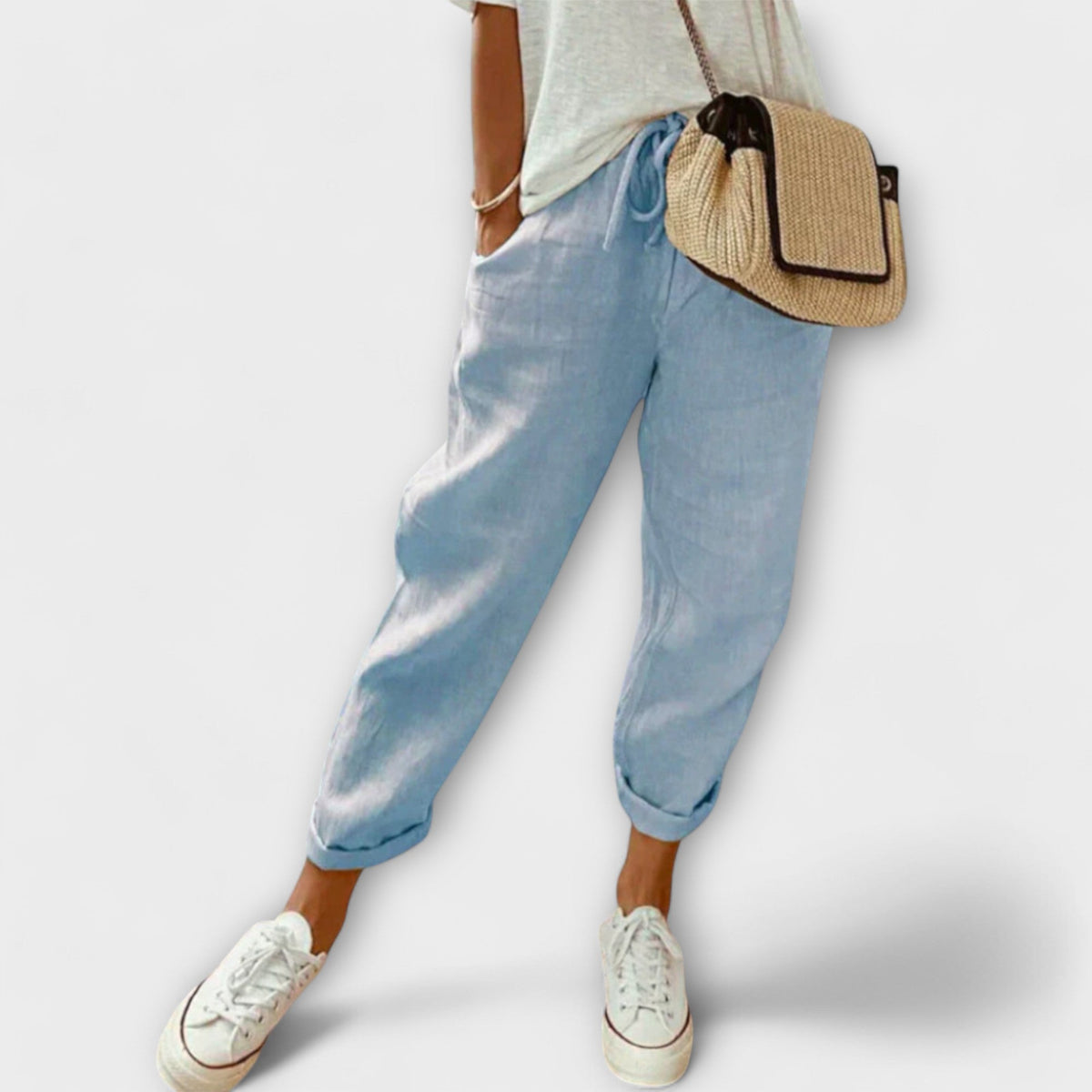 Luxe | Pantalones de Lino Elegantes