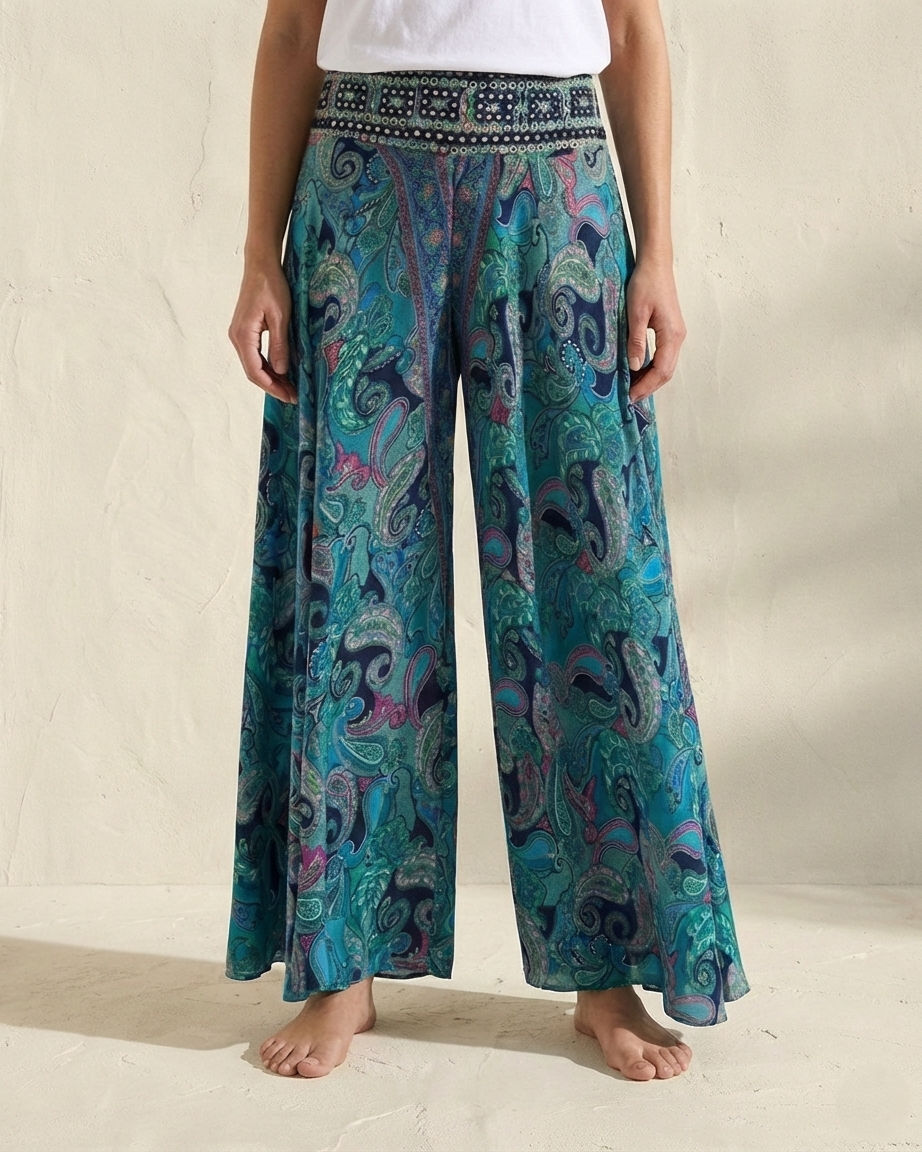 VIBRA | Pantalón boho estampado