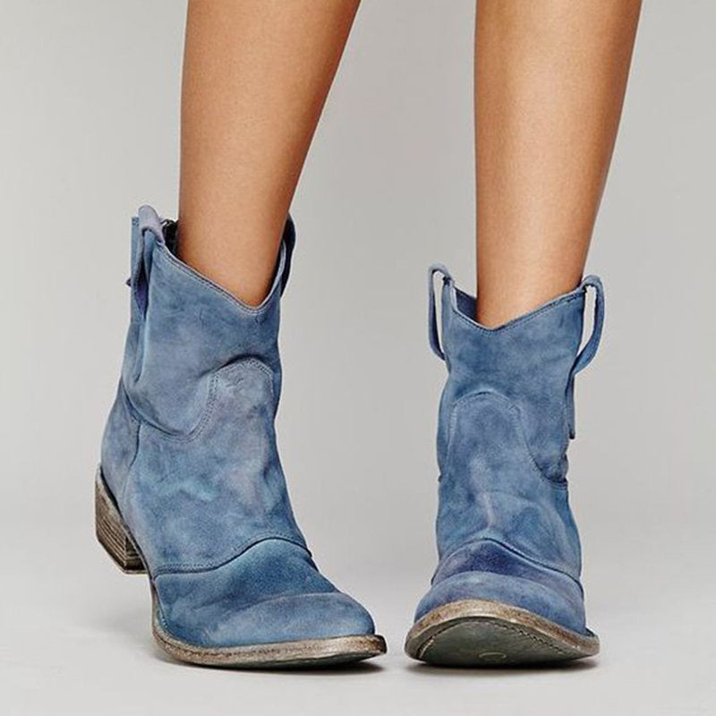 CARLOTTA | Botines de mujer en suave ante con estilo
