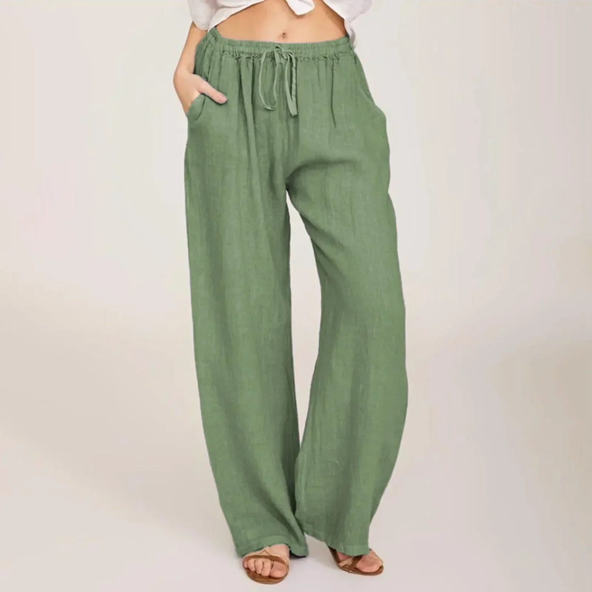 Zara | Pantalones Anchos Sin Esfuerzo