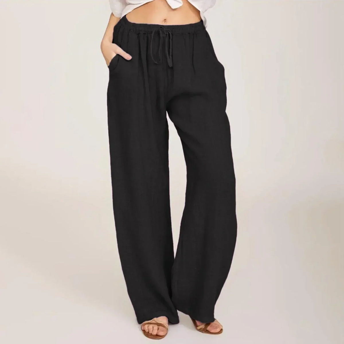 Zara | Pantalones Anchos Sin Esfuerzo