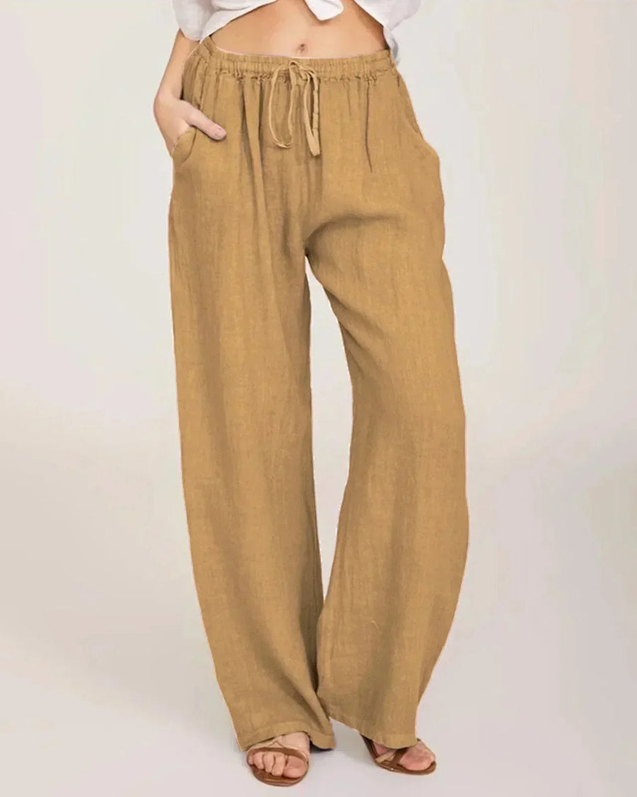 Zara | Pantalones Anchos Sin Esfuerzo