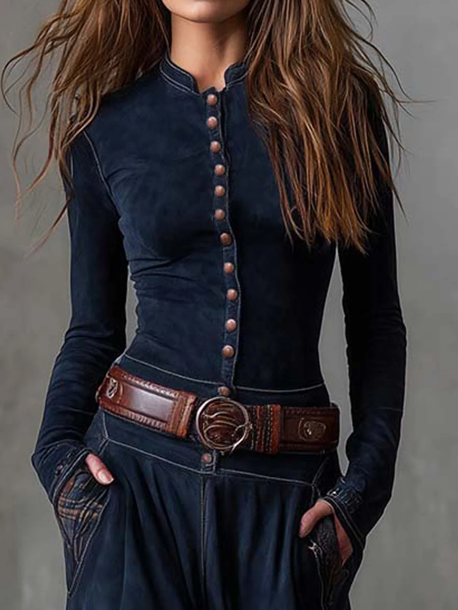 Vestido de ante Azucena