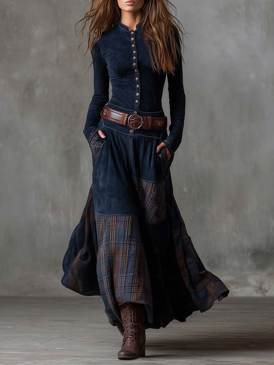 Vestido de ante Azucena