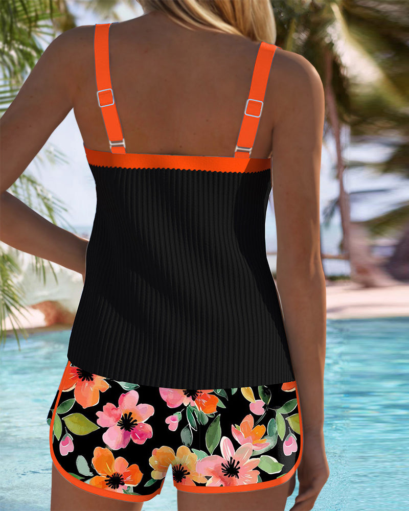 Regina | Tankini Elegante con Short Floral
